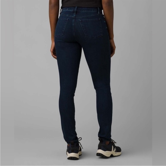Prana sienna jeans size 6/28 regular deep dark blue new - Picture 2 of 5